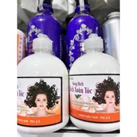 dung dịch kem kích xoăn  hair sille 450ml hỗ trợ kích xoăn khi hấn tóc giúp tóc mau quăn sóng mẩy ,giữ nếp lau ềm ko khô