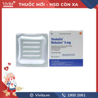 Dung dịch khí dung trị hen Ventolin Nebules 5mg | Hộp 30 ống