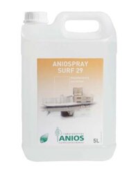Dung dịch khử khuẩn các bề mặt Aniospray Surf 29, Anios, Pháp (Can=5 lít, Thùng=12 chai)