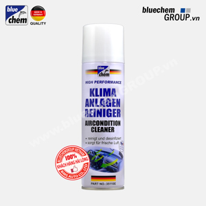 Dung dịch khử mùi và vệ sinh dàn lạnh xe hơi Bluechem Air Condition Cleaner 250ml