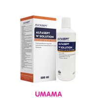 Dung Dịch Làm Ẩm Rửa Vết Thương ALFASEPT W Solution Giúp Làm Sạch Nhanh Chóng Và Hiệu Quả Lọ 500ml - UMAMA