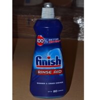 Dung dịch làm bóng chén dành cho máy rửa chén Finish Raise AID chai 800ml của Đức date 2023