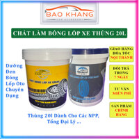 Dung Dịch Làm Bóng Lốp Xe Oto Xe Máy Dành Cho Các Tổng Đại Lý, NPP, Gara Oto. Thùng 20L, 4.5L