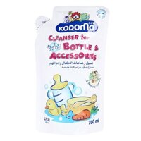 Dung dịch làm sạch đồ dùng Kodomo túi 700 ml không mùi