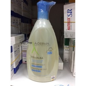 Dung dịch làm sạch toàn thân không cần nước A-Derma Primalba Gentle Cleansing Water 500ml