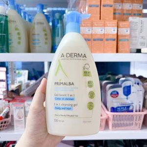 Dung dịch làm sạch toàn thân không cần nước A-Derma Primalba Gentle Cleansing Water 500ml