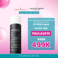 Dung dịch loại bỏ tế bào chết Paula's Choice 2% BHA Liquid Exfoliant 118 ml 2010.1