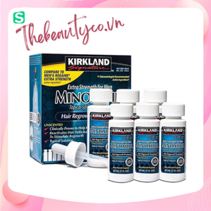 Dung dịch mọc tóc Kirkland Signature Extra Strength for Men Minoxidil 5% Hair Regrowth Treatment - chống rụng tóc và hói đầu cho nam giới