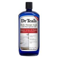 Dung dịch Muối Epsom để ngâm mình thương hiệu Dr Teal’s hương bạc hà và hương thảo nhập khẩu từ Mỹ, 1 lít