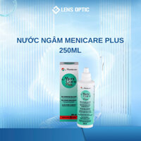 Dung dịch ngâm kính áp tròng cứng Menicare Plus 250ml, nước ngâm rửa lens Otho K-Lens Optic