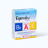 Dung dịch nhỏ mắt Eyemiru 40 EX Bổ Sung Vitamin cho mắt  chai 15ml