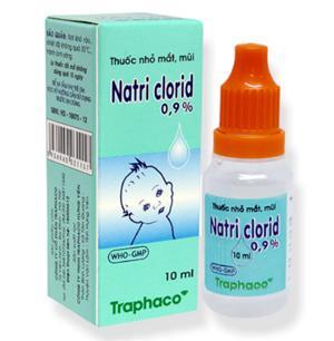 Dung Dịch Nhỏ Mắt, Mũi Natri clorid 0.9% Traphaco 10 ml