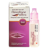 Dung dịch nhỏ mắt Novotane Ultra 5ml, giảm triệu chứng do khô mắt