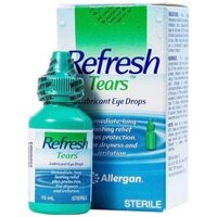 Dung dịch nhỏ mắt Refresh Tears 0.5% giảm kích ứng mắt, khô mắt lọ 15ml