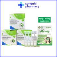 Dung Dịch Nhỏ Mắt VISAID ALOE (Hộp 30x0.4ml) + Tặng 1 Miếng Chườm Ấm Mắt Warmly