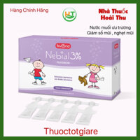 Dung dịch nhỏ mũi Nebial / Nebianax  3% Flaconcini ( Hộp 20 ống 5 ml ) - Italy