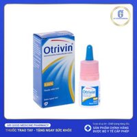 Dung dịch nhỏ mũi Otrivin 0.05% giảm triệu chứng nghẹt mũi chai 10ml