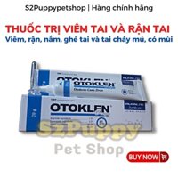 Dung dịch nhỏ trị rận tai, viêm tai chó mèo - Otoklen