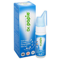 Dung dịch nước muối biển Dr.Papie, dùng thích hợp cho người bị sổ mũi, viêm xoang
