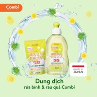 DUNG DỊCH NƯỚC RỬA BÌNH SỮA VÀ RAU CỦ QUẢ TỪ DẦU CỌ COMBI (CHÍNH HÃNG) CHO BÉ (111831)