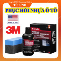 Dung dịch phục hồi nhựa đen 3M Bondo Restore Black - Phục hồi như mới [bonus]