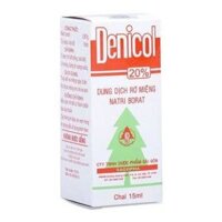 Dung Dịch Rơ Miệng DENICOL 20% Vệ Sinh Răng, Lưỡi, Miệng (15ml)