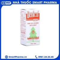 Dung dịch rơ miệng Denicol 20% Sagopha điều trị tưa lưỡi, lở miệng, sưng lợi (15ml)