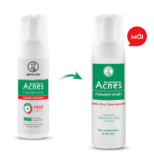 Dung dịch rửa mặt tạo bọt ngăn ngừa mụn Acnes Foaming Wash 150ml
