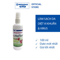 Dung Dịch Rửa Tay Khô Dr.Herbal Dạng Xịt - HDPHARMA - Kháng Khuẩn Mạnh 100 ml