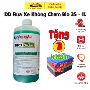 Dung dịch rửa xe không chạm Ekokemika BIO 35 - can 1L