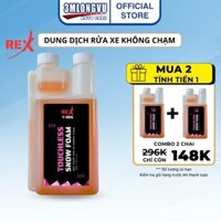 Dung dịch rửa xe không chạm REX T90S - Nước rửa xe ô tô, xe máy, tặng khăn lau đa năng