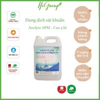 Dung dịch sát khuẩn Anolyte - Thương hiệu AMP - 100% tự nhiên - Can 5 lít