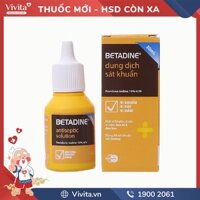 Dung dịch sát khuẩn Betadine 10% | Chai 30ml