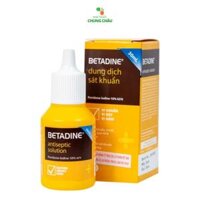 Dung dịch sát khuẩn Betadine Antiseptic Solution hỗ trợ sát khuẩn vết thương (30ml)