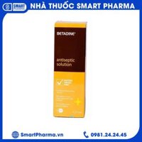 Dung dịch sát khuẩn Betadine Antiseptic Solution hỗ trợ sát khuẩn vết thương (125ml)