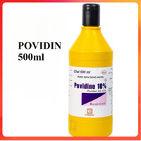 Dung dịch sát khuẩn Povidin 10% (500ml) Pharmedic y tế kitoto có ship hỏa tốc hcm