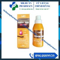 Dung dịch sát khuẩn Povidone Iodine 10% 100ml – Dùng sát trùng da, niêm mạc, vết thương, dụng cụ