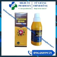 Dung dịch sát khuẩn Povidone Iodine 10% 100ml – Dùng sát trùng da, niêm mạc, vết thương, dụng cụ