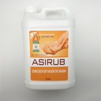 Dung dịch sát khuẩn tay nhanh Asirub can 5 lít