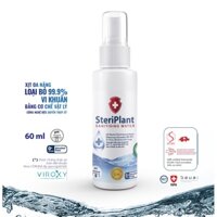 Dung Dịch Sát Khuẩn, Xịt Rửa Tay Khô  Steriplant Không Hóa Chất Khử Trùng Bề Mặt - Loại Bỏ Vi Khuẩn, Virus, Nấm Mốc