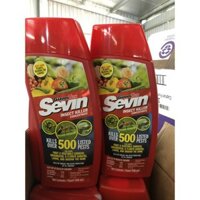 Dung dịch Sevin Insect Killer diệt và phòng ngừa trên 500 loại côn trùng hàng lọ 946ml nhập Mỹ