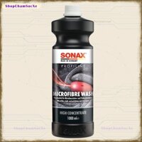 Dung dịch Sonax giặt khăn lau xe ô tô chuyên dụng (microfiber wash) chai 1L