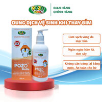 Dung Dịch Sử Dụng Khi Thay Bỉm Pozo Biotic - Ngăn Ngừa Hăm Tã, Rôm Sảy - An Toàn Cho Da Bé