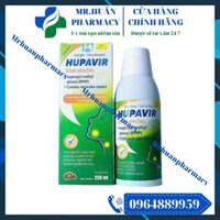 Dung dịch Súc họng – Súc miệng Hupavir Sinecatechin 250ml – Hỗ trợ kháng virus, hỗ trợ kháng khuẩn, nhanh lành niêm mạc