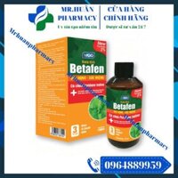 Dung Dịch Súc Họng – Súc Miệng Betafen 150ml – Chứa Povidone Iodine giúp sát khuẩn, chống viêm miệng họng hiệu quả