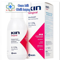 Dung dịch súc miệng Kin Gingival 250ml hỗ trợ chăm sóc nướu, ngăn ngừa các mảng bám trên răng