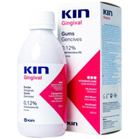 Dung dịch súc miệng Kin Gingival ngăn ngừa mảng bám, viêm nướu, sâu răng (Chai 250ml)