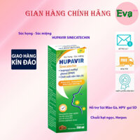 Dung dịch súc miệng súc họng HUPAVIR hỗ trợ giảm sùi, hạt lympo, ngăn ngừa nhiễm HPV ở miệng - Chai 250ml
