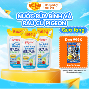 Dung dịch súc rửa bình sữa và rau củ quả Pigeon - 700ml