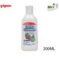 DUNG DỊCH SÚC RỬA BÌNH SỮA PIGEON 200ml SHOPTIENICH